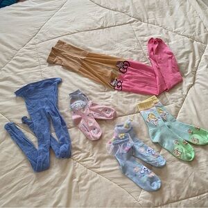 Lot of 5 Sanrio Hello Kitty Cinnamoroll Kawaii Lolita EGL Cosplay Socks & Tights